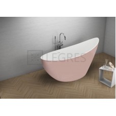 Акриловая ванна Polimat ZOE розовая, 1800х800 мм (00410)
