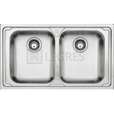 Кухонна мийка Franke LLX 620-79 79х50х19,5 полірована сталь (101.0381.838)