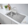 Кухонная мойка Grohe K400 50x86 нержавеющая сталь (31566SD0) 4  в интернет магазине сантехники Legres.com.ua
