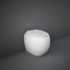 Унитаз напольный RAK Ceramics CLOUD CLOWC1346500A безободковый, белый матовый