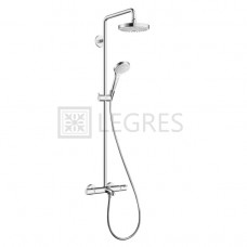 Душевая система Hansgrohe Croma Select S 180 2jet showerpipe для ванны (27351400)