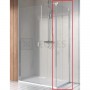 Бічна стінка Radaway NES 8 S1 100 безпечне скло, прозоре (10089100-01-01) в інтернет магазині сантехніки Legres.com.ua