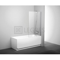 Штора для ванной Ravak PVS1-80 80x140 стекло transparent (79840100Z1)