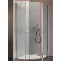 Боковая стенка Radaway NES PTJ 90x90 безопасное стекло, прозрачное (10052900-01-01)