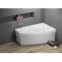 Акриловая ванна Polimat FRIDA 2 1600х1050 мм (00978) в интернет магазине сантехники Legres.com.ua