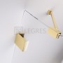 Душевая кабина Radaway Essenza Pro KDJ+S 80x200 стекло прозрачное, gold, правая (10097380-09-01R) 1  в интернет магазине сантехники Legres.com.ua