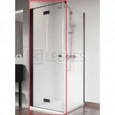 Душова кабіна Radaway NES 8 Black KDJ B 90x90 права, безпечне скло, прозоре, чорна (10075090-54-01R)