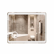 Зеркало для ванной прямоугольное Aquarius 800х1000 мм (QT2178141980100W) с подсветкой