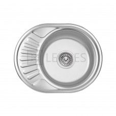 Кухонна мийка Lidz 57x45 0,6 мм decor (LIDZ574506DEC)