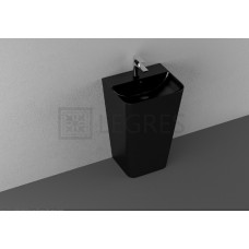 Умывальник Isvea Sott’Aqua S&S 50x42x83 напольный matte black (10SQ37001SV-2N)
