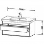 Шкафчик под умывальник Duravit Ketho 100x48 (6648-18) 1  в интернет магазине сантехники Legres.com.ua