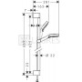 Душевой набор Hansgrohe Crometta 65 Vario хром (26532400) 3  в интернет магазине сантехники Legres.com.ua