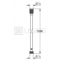 Шланг для душа Grohe Silver Flex Longlife 125 см, хром (26335000) 1  в интернет магазине сантехники Legres.com.ua
