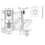 Инсталляционный комплект Grohe Rapid Sl 113×50x16,5 для подвесного унитаза (39504000) 3  в интернет магазине сантехники Legres.com.ua