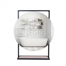 Зеркало для ванной круглое Taurus 850х700 мм (QT2478ZP700BWO) с подсветкой
