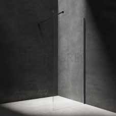 Душова кабіна Omnires Marina Walk In 110x200 см безпечне скло, чорний( DNR10XBLTR) Душова кабіна Omnires Marina Walk In 110x200 см безпечне скло, чорний( DNR10XBLTR)
