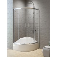 Душевой уголок New Trendy New Varia 90x90 стекло прозрачное (K-0497)
