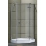 STEFANI душова кабіна 90 * 90 * 190см п'ятикутна (скла + двері) - виписується З КОМПЛЕКТОМ 599-535 / 3 в інтернет магазині сантехніки Legres.com.ua