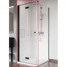 Душова кабіна Radaway NES Black KDJ B 90x90 права, безпечне скло, прозоре, чорна (10025090-54-01R)