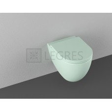Унітаз Isvea Infinity clearimPlus Wall hung WC 365X530 (10nf02001 2t-Mint Green)