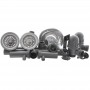 Мойка кухонная HAIBA 78x43 DOUBLE (polish) (HB0568) 1  в интернет магазине сантехники Legres.com.ua