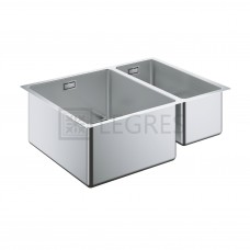 Кухонна мийка Grohe K700U 44x58,5 ліва, 2 чаші, нержавіюча сталь (31577SD0)