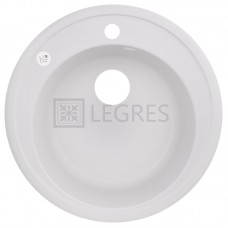 Кухонна мийка Lidz D510 /200 білий WHI-01 (LIDZWHI01D510200)