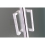 VI`Z душова кабіна 80 ~ 90 * 185см квадратна (скла + двері), регульований білий профіль, скло 3  в інтернет магазині сантехніки Legres.com.ua