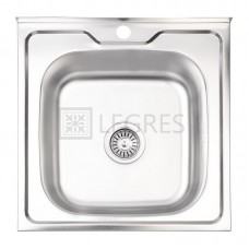 Кухонна мийка Lidz 50x50 0,8 мм satin (LIDZ50x50SAT8)