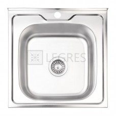 Кухонная мойка Lidz 50x50 0,8 мм satin (LIDZ50x50SAT8)