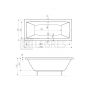 Акрилова ванна Roca   1700х750 мм (A24T066000) 1  в інтернет магазині сантехніки Legres.com.ua