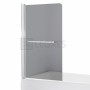 Штора для ванны Eger 80х150 левая, стекло тонированное (599-02L grey) 3  в интернет магазине сантехники Legres.com.ua