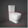 Унитаз компакт RAK Ceramics Sanitaryware  One для ванной в интернет магазине сантехники Legres.com.ua