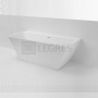 Ванна PAA, QUADRO VAQUAS/00, із SILK STONE, колір білий мат 1600×750 4  в інтернет магазині сантехніки Legres.com.ua