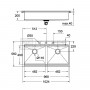 Мийка кухонна Grohe EX Sink K800 подвійна (120 cm) (31585SD0) 11  в інтернет магазині сантехніки Legres.com.ua