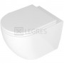 Унітаз Carlo Mini Rectangular 48x37 white + сидіння дюропластів soft-close (REA-C6200) в інтернет магазині сантехніки Legres.com.ua