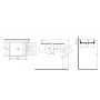 Умывальник Isvea Purita 50x42 white (10PL66050SV) 1  в интернет магазине сантехники Legres.com.ua