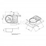 Кухонная мойка Qtap 18x37x37 steel (QT6744LSAT08) 2  в интернет магазине сантехники Legres.com.ua