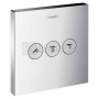 Запорно-переключающее устройство на 3 потребителя Hansgrohe Shower Select хром (15764000) в интернет магазине сантехники Legres.com.ua