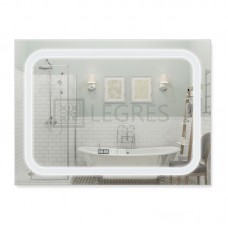 Дзеркало для ванної  прямокутне Mideya 600х800 мм (QT2078F906W) з підсвічуванням