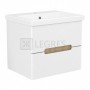 PUERTA комплект меблів 60см білий: тумба підвісна, 2 ящика + умивальник накладної арт 13-16-016 в інтернет магазині сантехніки Legres.com.ua