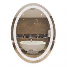 Зеркало для ванной овальное Mideya 800х600 мм (QT2078F8051W) с подсветкой
