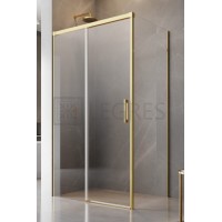 Душевая кабина Radaway Idea KDJ 100x200,5 стекло прозрачное, gold левая (387040-09-01L)