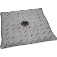 Душова плита з лінійним трапом Radaway 5CK0808 79х79см, решітка 5k01, сифон 5SK1