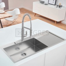 Кухонна мийка Grohe K1000 52x116 нержавіюча сталь, чаша ліворуч (31581SD1)