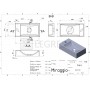 Умывальник FARO MIRASOFT 1  в интернет магазине сантехники Legres.com.ua