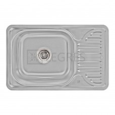 Кухонна мийка Lidz 66x42 0,8 мм micro decor (LIDZ66x4208MICDEC)