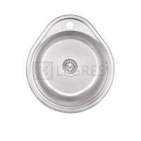 Кухонна мийка Lidz 48x43 0,6 мм decor (LIDZ484306DEC180)