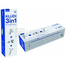 Набір змішувачів Kludi Pure&Easy 3в1, для ванни і душа, хром (376850565)