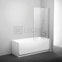 Штора для ванны Ravak PVS1-80 bright alu+glass Transparent (79840C00Z1) 4  в интернет магазине сантехники Legres.com.ua